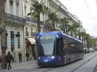 Le tramway sur la Place de la Comdie