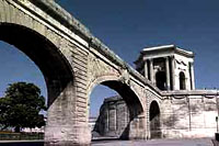 Dans les Jardins du Peyrou, pour d'agrables promenades.